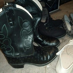 Girls Old West cow girl boots, sz.5 ,like new